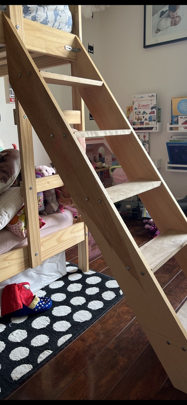 Heavy duty bunk bed stairs for an IKEA Mydal bunk bed Beds