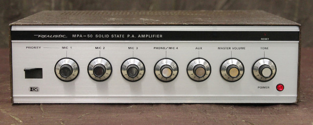 Amp - Realistic MPA 50 in General Electronics in St. Catharines