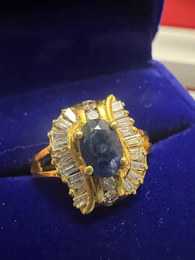 14 k sapphire ring in Jewellery & Watches in Edmonton - Image 6