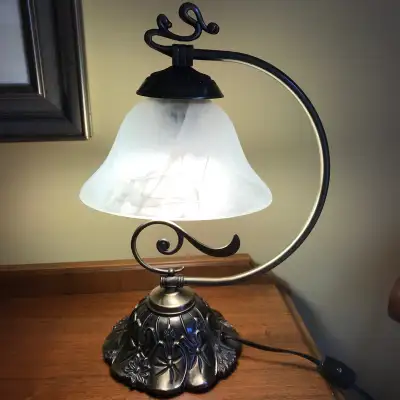 Vintage Lily Pad Accent Lamp Shade AS IS, View more