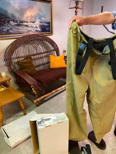 Quality Chestwaders -Size Large and Size Small, View more
