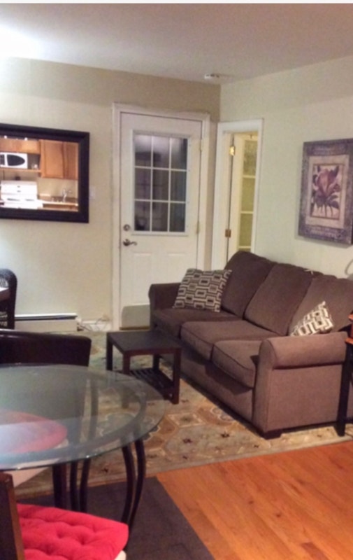 One clean furnished apartment in quiet building, great location Long