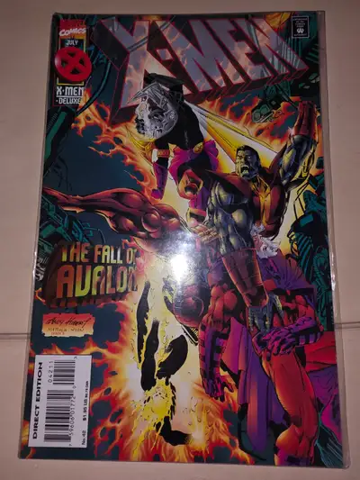 X Men DELUXE July Marvle Comics Direct Edition Magazine Novel, View more