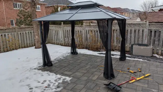 Trampoline assembly, Gazebo installation, Shed + more products628643585175051219