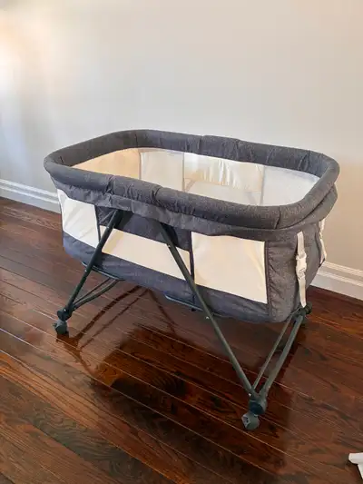 UBRAVOO Grab-and-go Travel Cot, Baby Crib with Mattress, View more