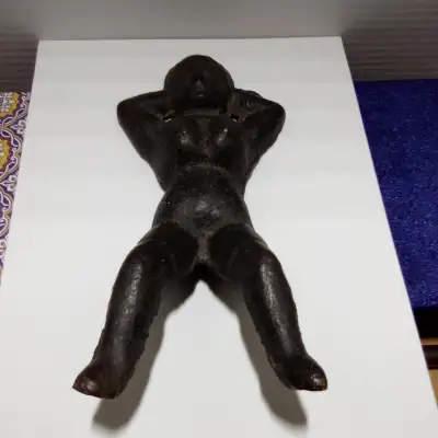 Vintage antique door stop "Naughty Nellie", View more