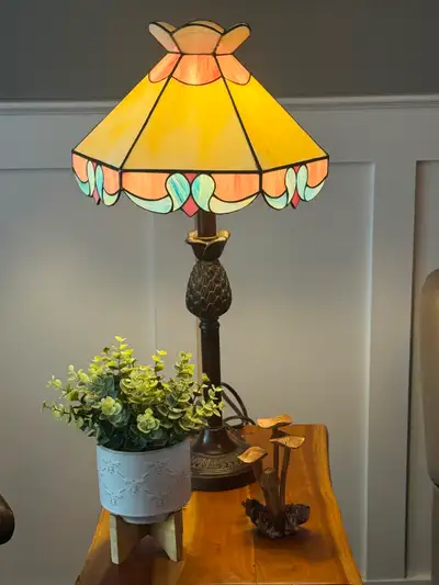 Tiffany Style Stained Glass Lamp, View more