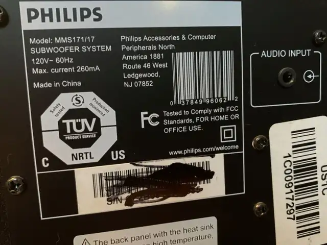 Philips Multimedia Speakers 2.1551578618120775684