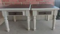 Newly re-finished End Tables