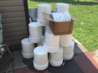 18 Litre Food Buckets Lids For Maple Sap Collection