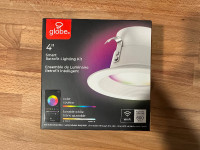 Globe 4” Smart Retrofit Pot Light Lighting Kit