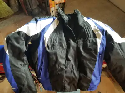 Medium Women's Motorcycle Jacket, Blue. NEW, View more