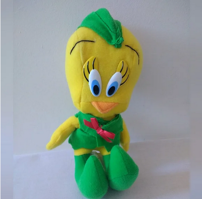 Adorable Robin Hood Tweety Bird plush toy. Released by McDonald's 1992 as a christmas ornament. Appr...