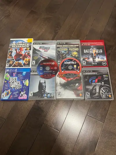 Bundle Includes: Marvel Alliance (Nintendo Wii) - $10 Just Dance 2022 (PS4) - $10 PlayStation 3 Infa...