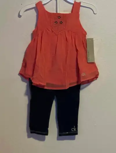 GIRLS 2PC LEGGINGS SUITE (SIZE:12 MONTHS), View more