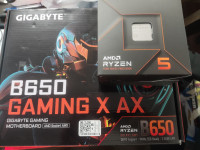 Gigabyte B650 Gaming X AX + AMD  Ryzen 5 7600 6 Core 12 Thread