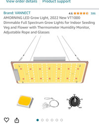 LED Grow Light, 2022 New VT1000