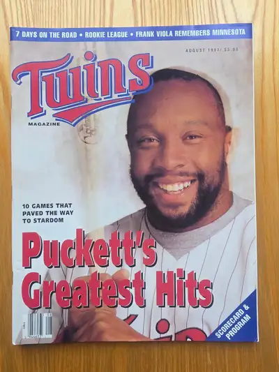 Kirby Puckett TWINS MAGAZINE 1993, View more