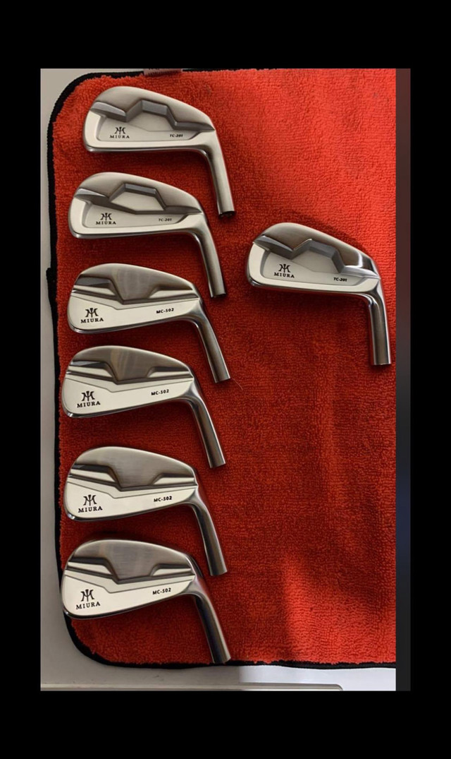 New Miura Iron Heads Right Hand  in Golf in Kingston