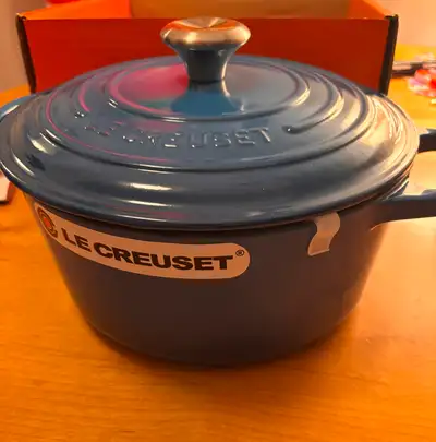 Le Creuset Enamelled Cast Iron - Marseille Blue Dutch Oven 3.5qt, View more
