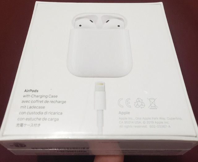 Apple Air Pods Gen 2 [unopened] in Headphones in Regina - Image 2