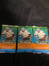 Packages of 2021-2022 Parkhurst Hockey Cards