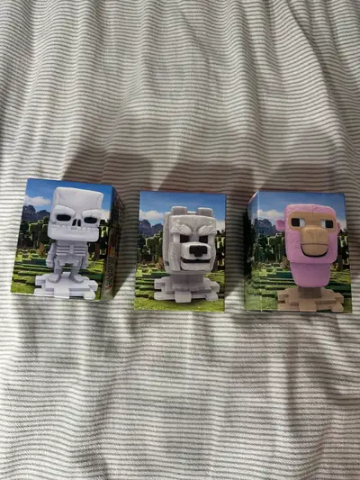 Collection of 3 McDonald’s x Minecraft Happy Meal Toys, View more