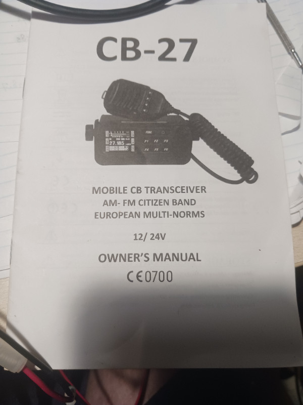 Cb radio anysecu cb 27,(2pcs),color display am/fm in General Electronics in North Bay - Image 4