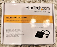 Startech-MST Hub-USB C to 2x HDM1-New-$50
