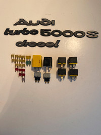 1984 Audi 5000s Turbo Diesel - Logos, relays/fuses (Fort  Erie)