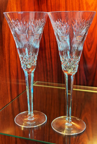 Waterford Crystal Millennium “Prosperity” Champagne Flutes