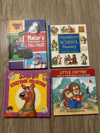 Treasures books (Scooby Doo, Little Critters, Franklin, & Cars)