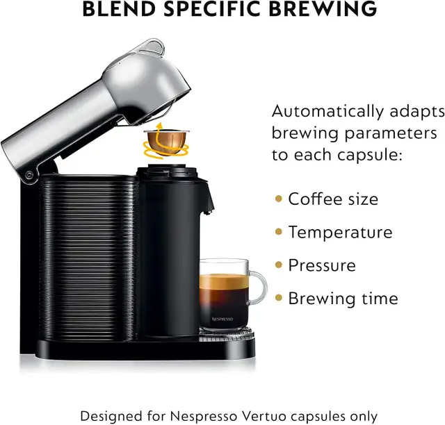Nespresso Vertuo Coffee and Espresso Machine by Breville - Chrom in Coffee Makers in City of Toronto - Image 6