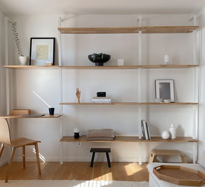 EQ3 Climb Ladder Shelf (oak + white) for sale 1200$, View more