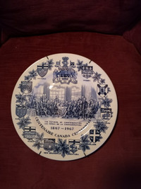 Canada centennial plates