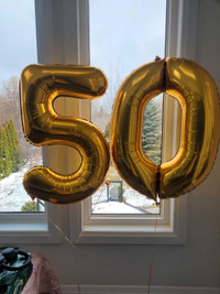 Inflated helium ballons #50