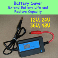 Battery Desulfator Rejuvenator Restore old battery back to life