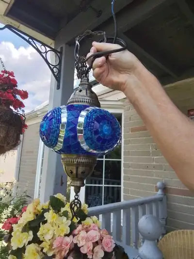 Mosaic Turkish Hanging Lamp, View more