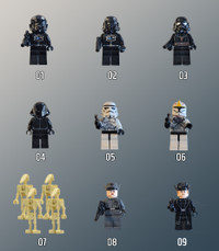 LEGO Star Wars Minifigures - Prices Firm and As Marked