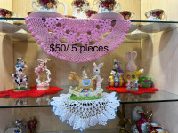 Price reduced Collectible bunnies and other pieces 