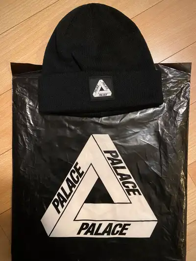 New PALACE black toque unisex beanie skater , View more