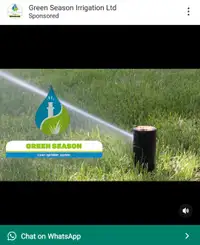 Lawn sprinkler system installation in (gta)