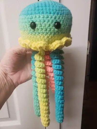 Crochet jellyfish handmade, View more