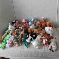 Set of 30 TY beanie babies