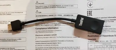 ThinkPad Ethernet Extension Adapter Gen 2, View more