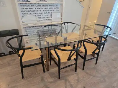 Dinning room Table with 6 chairs, View more