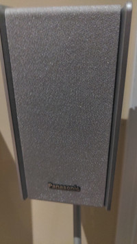 Panasonic Silver Surround Sound Speaker System With Stands