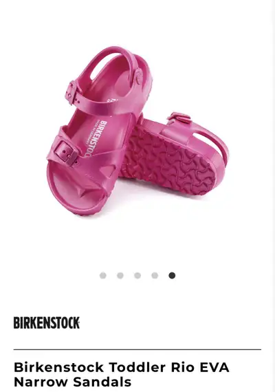 BIRKENSTOCK TODDLER RIO EVA NARROW SANDALS (EURO 27 OR US 9-9.5, View more