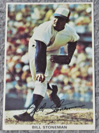 1974 Bill Stoneman Pro Star Baseball Card 3.5 X 5.5 inches