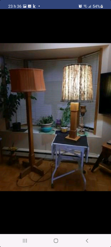 Grande lampe vintage-Lampe champetre DEAL dans Éclairage intérieur et plafonniers  à Longueuil/Rive Sud